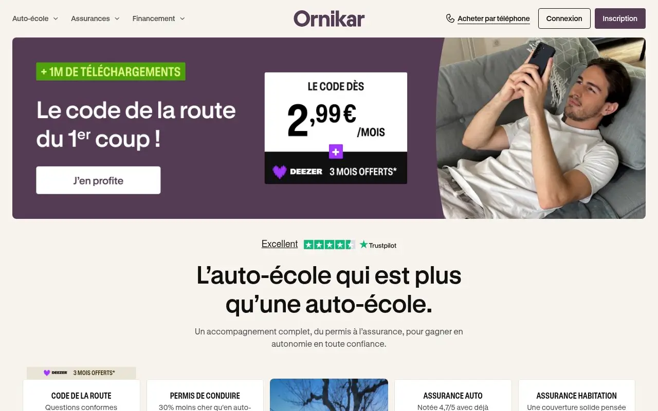 Ornikar – Le pionnier digital, formation complète et accessible à tous les budgets