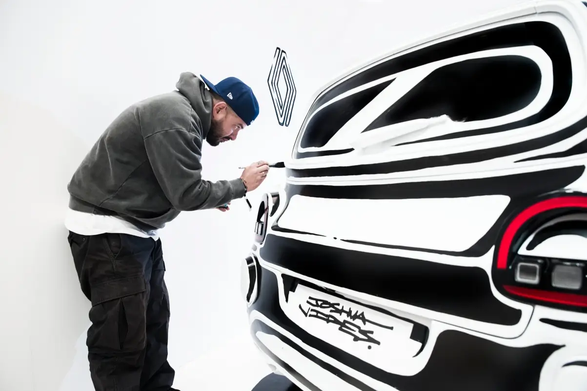 Renault x Joshua Vides - Twingo E-Tech electric