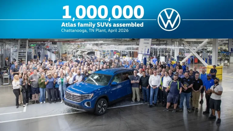 Volkswagen Atlas - un million d'unités fabriqués à Chattanooga aux USA