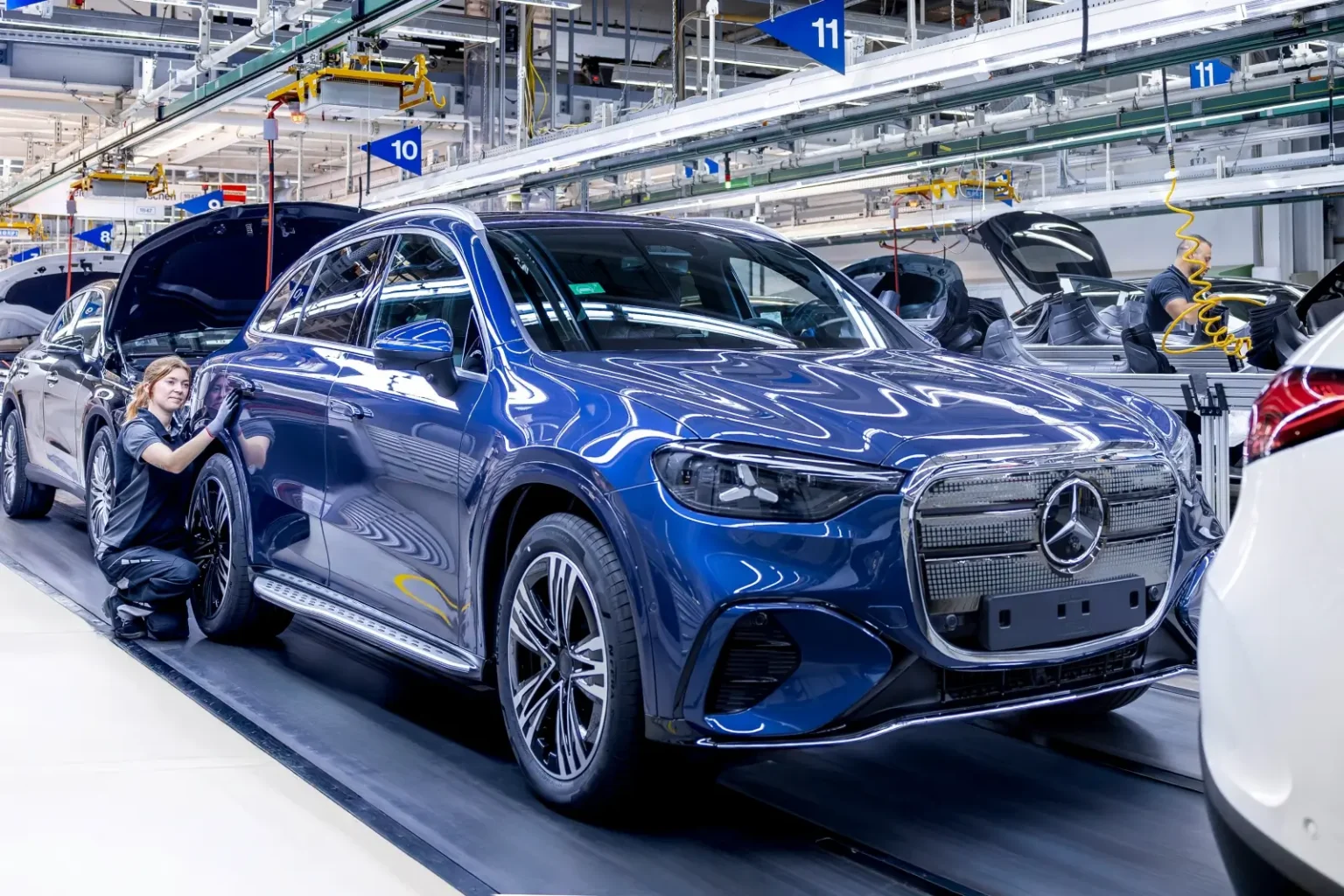 Mercedes GLC électrique production