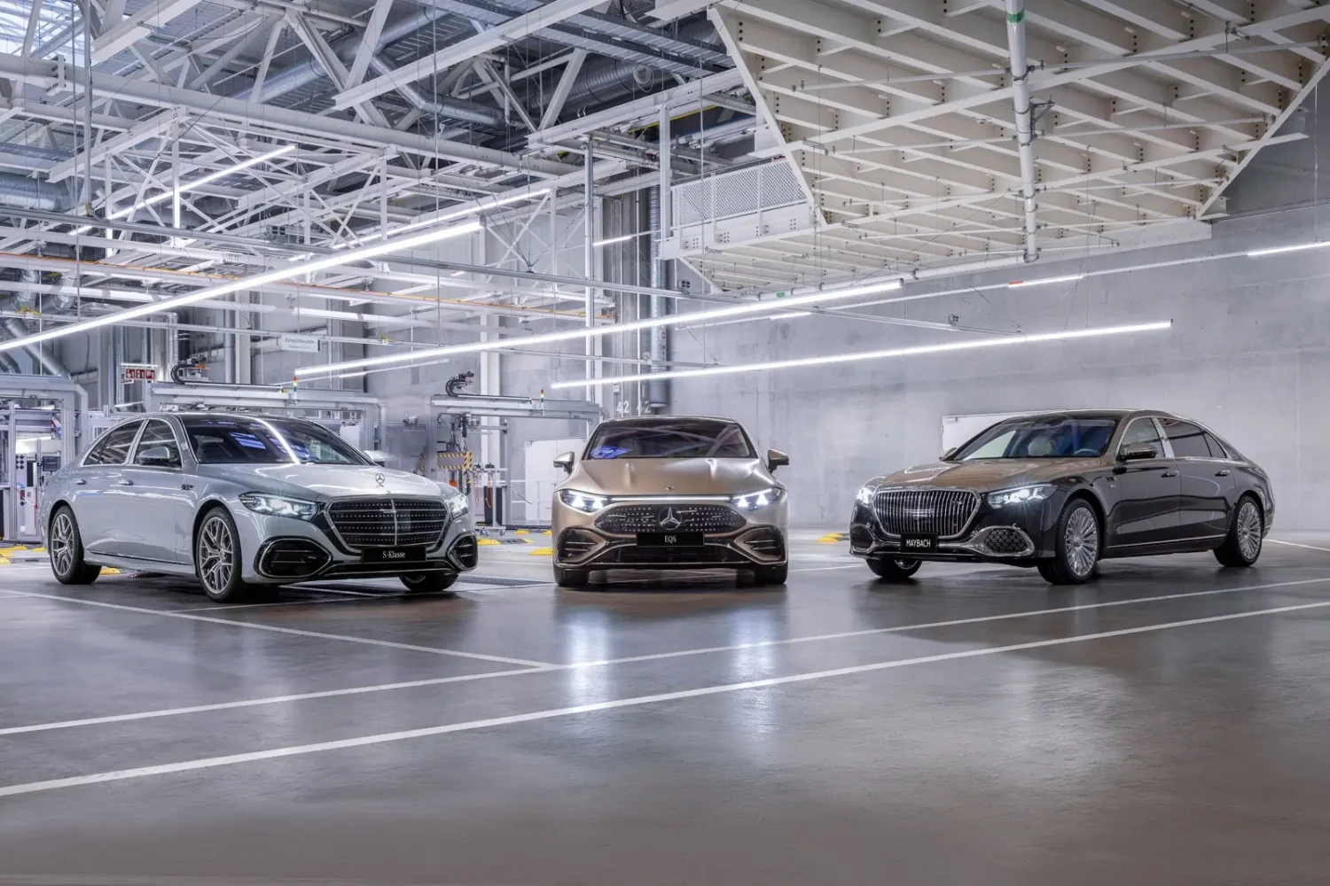 Mercedes produit Classe S, Maybach et EQS sur une seule ligne à Sindelfingen
