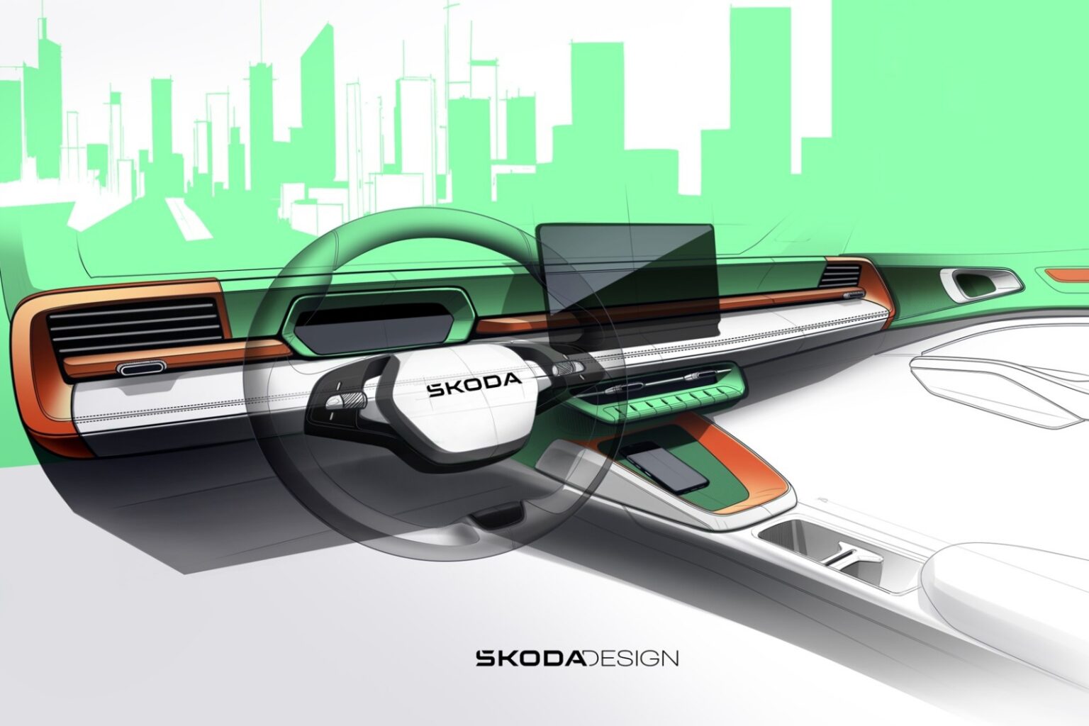 Skoda Epiq - habitacle