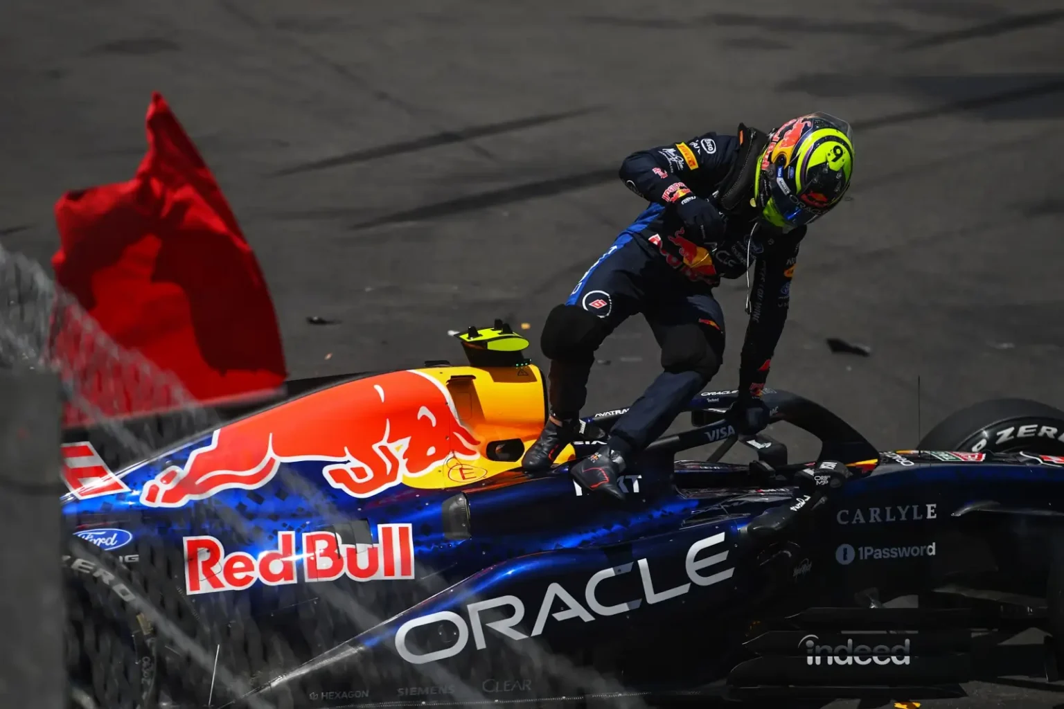 Isack Hadjar Gp Monaco 2026 crash