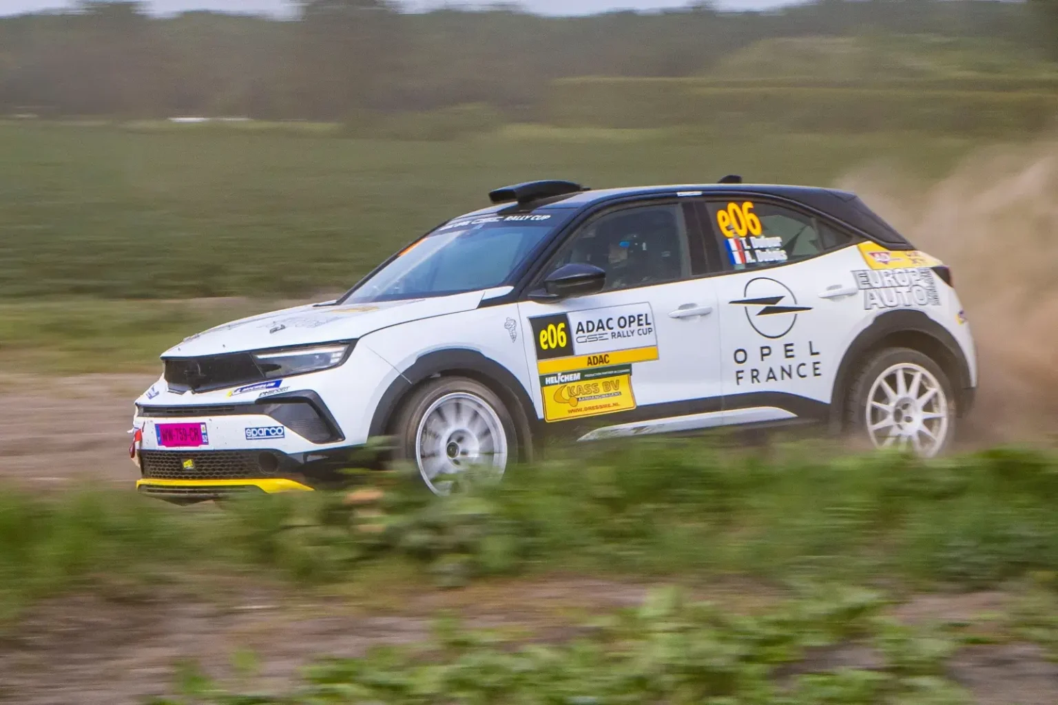 Rallye électrique : le Français Tom Dufour sur le podium de l’ouverture de l’ADAC Opel GSE Rally Cup Timo Schulz - ADAC Opel GSE Rally Cup