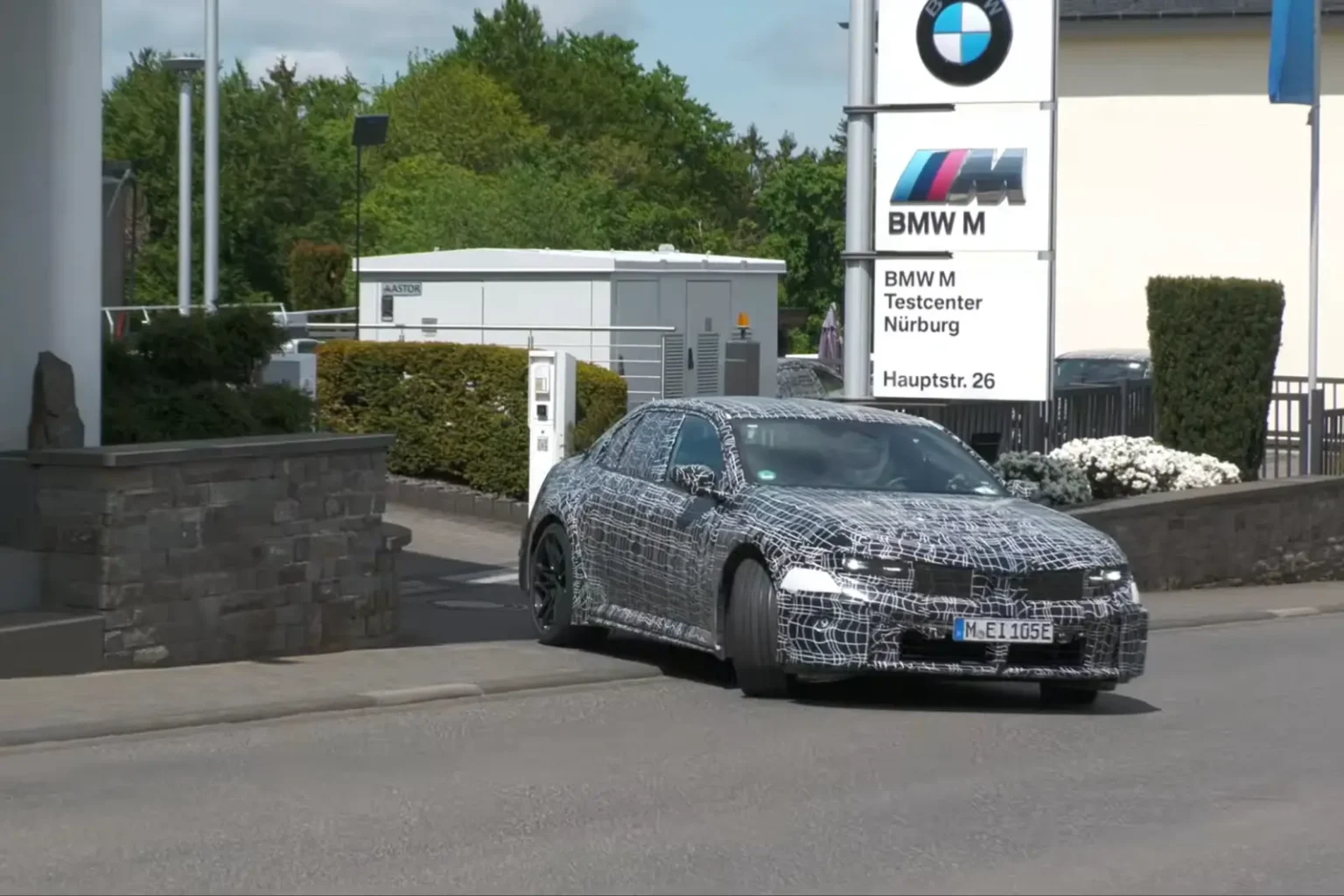 BMW M3 électrique au Nürburgring
