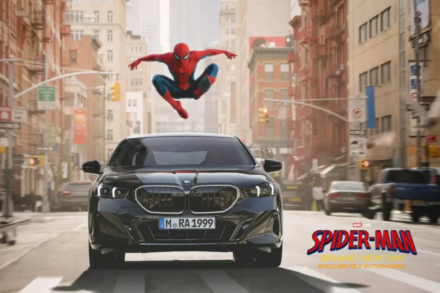 BMW iX3 Flow : la carrosserie à encre électronique se pare des couleurs de Spider-Man BMW iX3 Spiderman