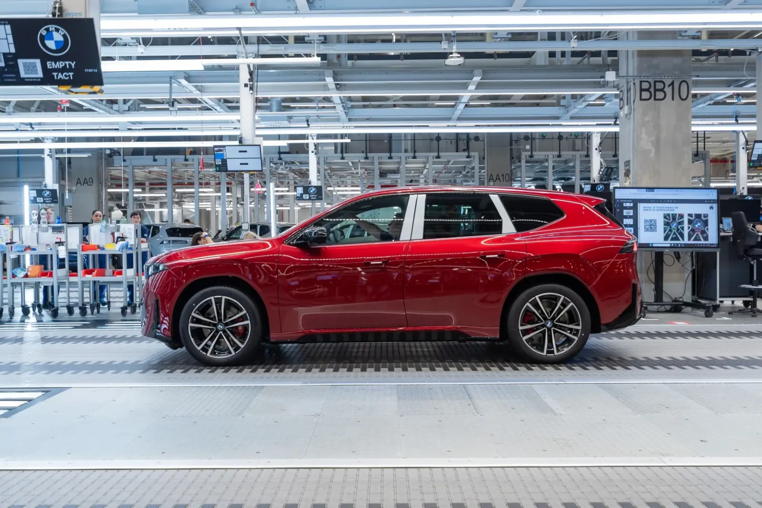 BMW iX3 à l'usine de Debrecen