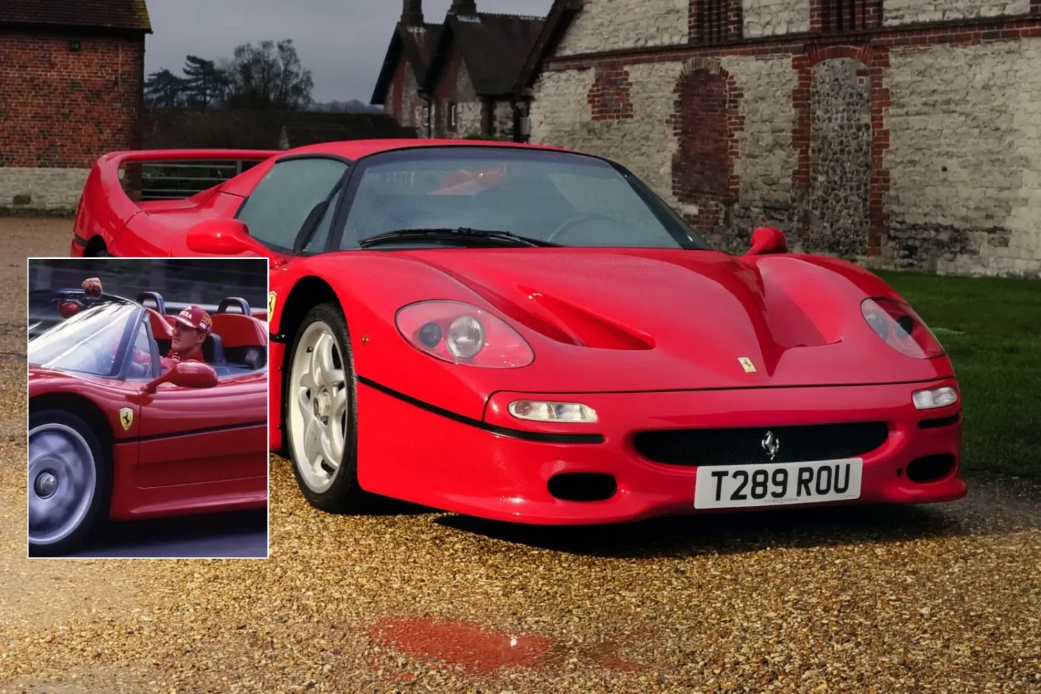Une Ferrari F50 prêtée à Michael Schumacher refait surface avec moins de 5 000 km au compteur FERRARI F50 Michael Schumacher