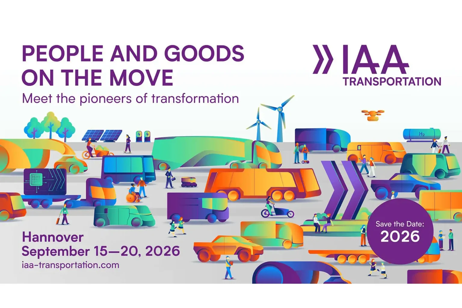 IAA Transportation 2026 : le grand rendez-vous mondial de l’utilitaire et du transport routier revient à Hanovre IAA Transportation 2026