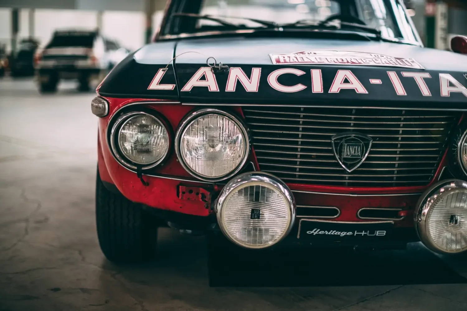 La mythique Lancia Fulvia HF victorieuse du Monte-Carlo 1972 s’expose à Monaco Lancia Fulvia Coupé 1,6 HF Gr