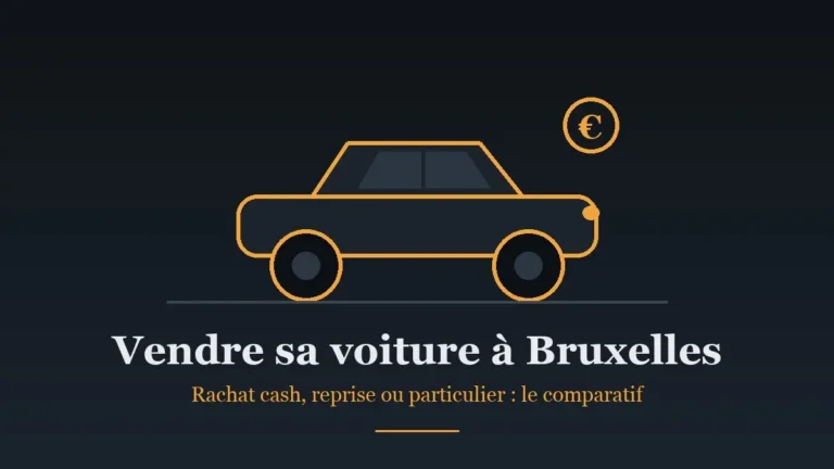 Vendre sa voiture d’occasion à Bruxelles : rachat cash, reprise en concession ou vente entre particuliers ? Vendre sa voiture d'occasion à Bruxelles