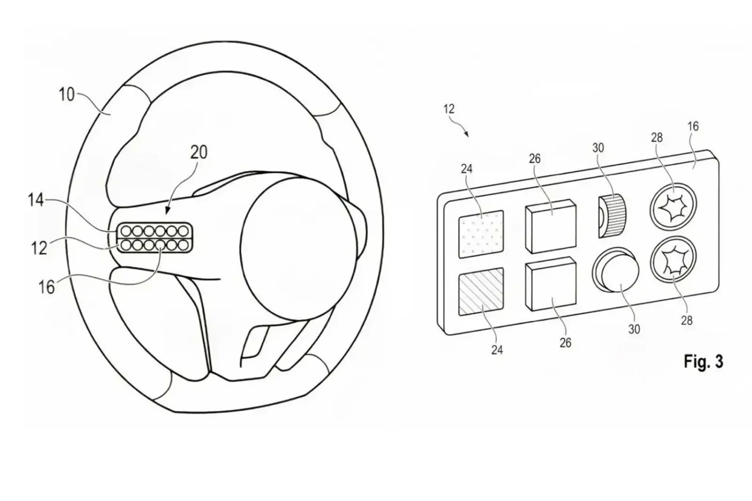 Insert antistress dans le volant : Volkswagen brevette une pastille tactile pour apaiser la conduite insert antistress Volkswagen