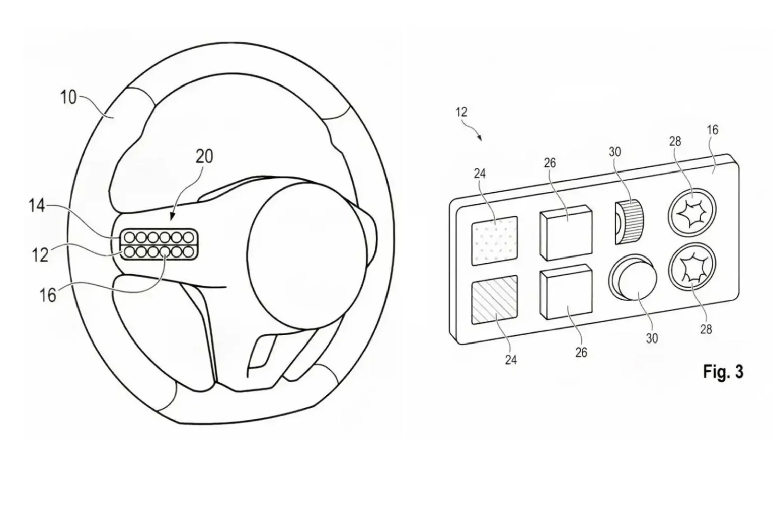 Insert antistress dans le volant : Volkswagen brevette une pastille tactile pour apaiser la conduite insert antistress Volkswagen