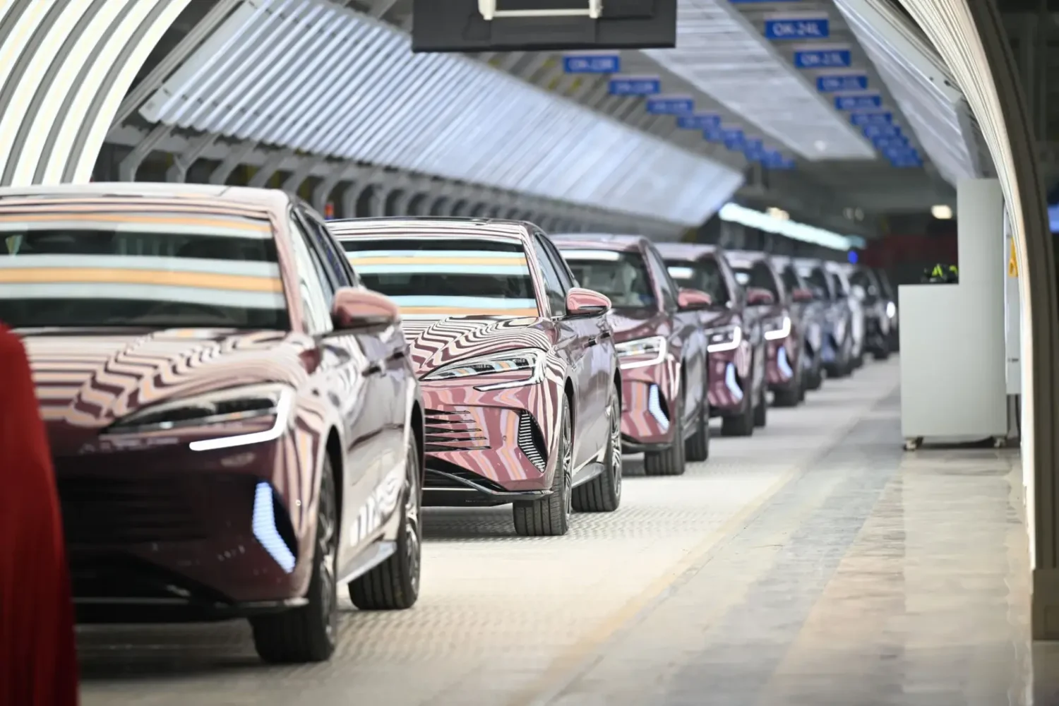 Chaîne de production automobile chinois