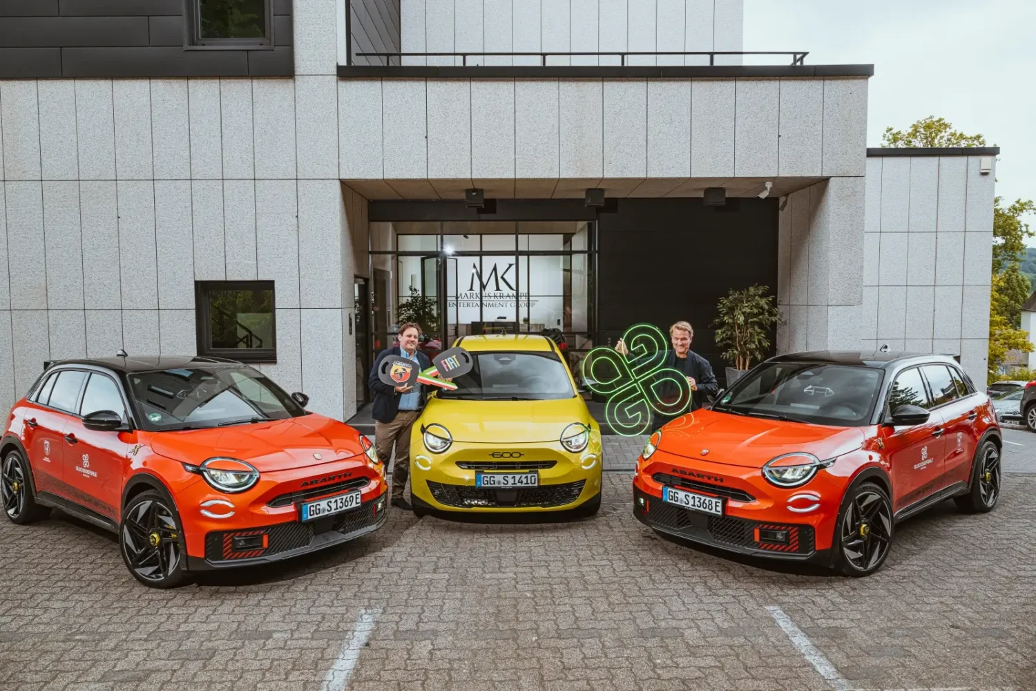 Fiat installe une flotte et une piste d’essai au plus grand festival de musique allemand Fiat 600 Sport Hybrid au festival Glücksgefühle