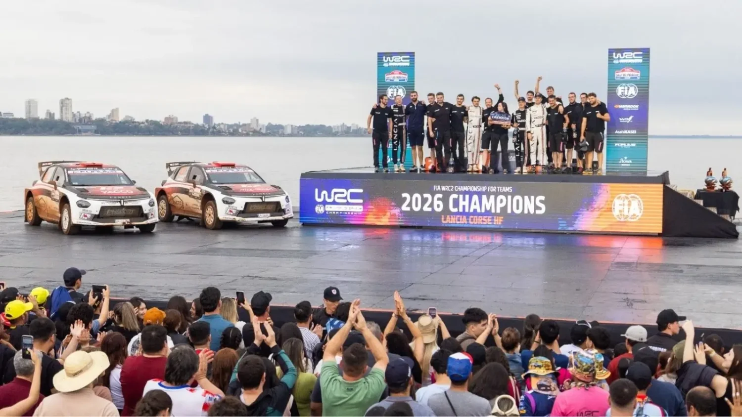 Lancia Ypsilon Rally2 HF Integrale et son équipage