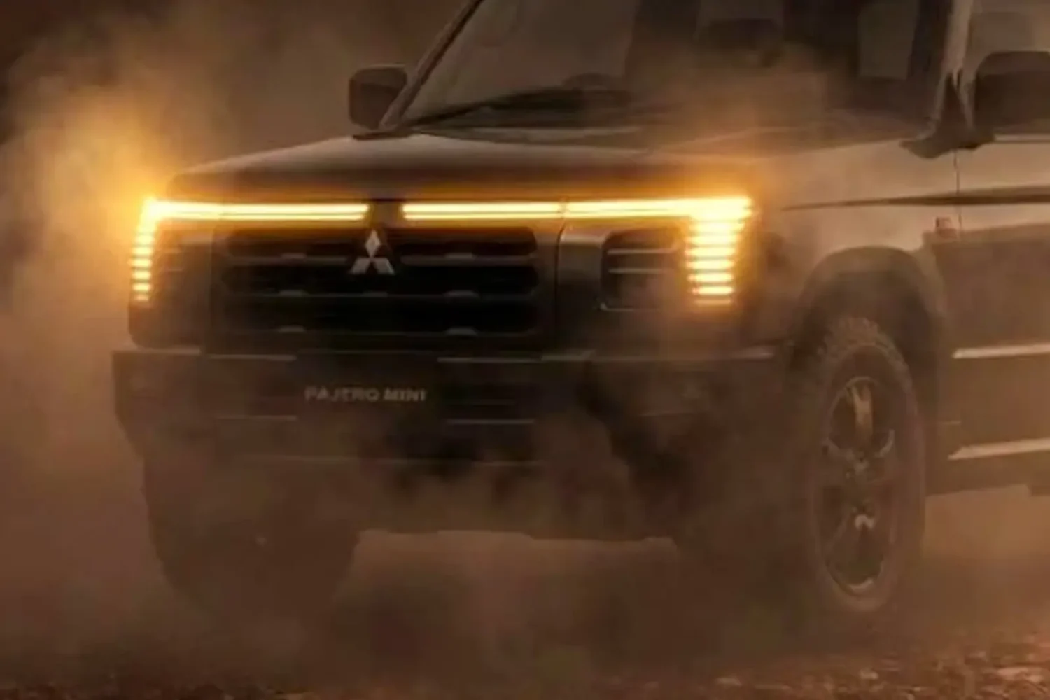 Mitsubishi Pajero mini teaser