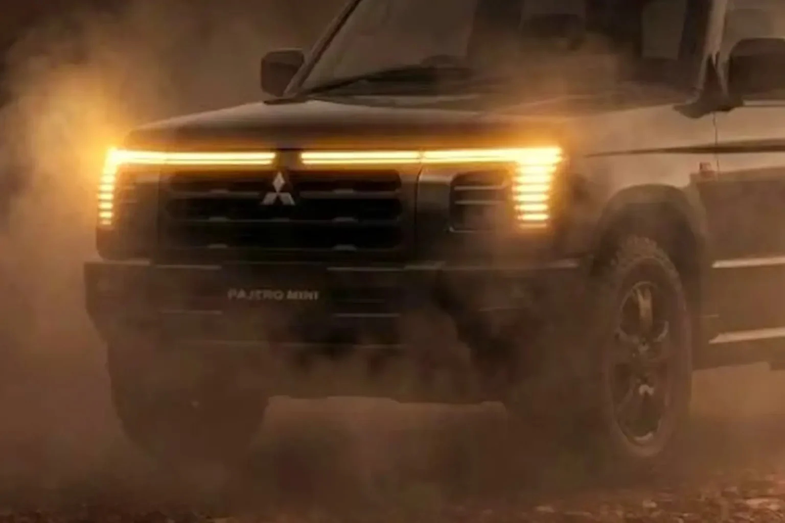 Mitsubishi Pajero mini teaser