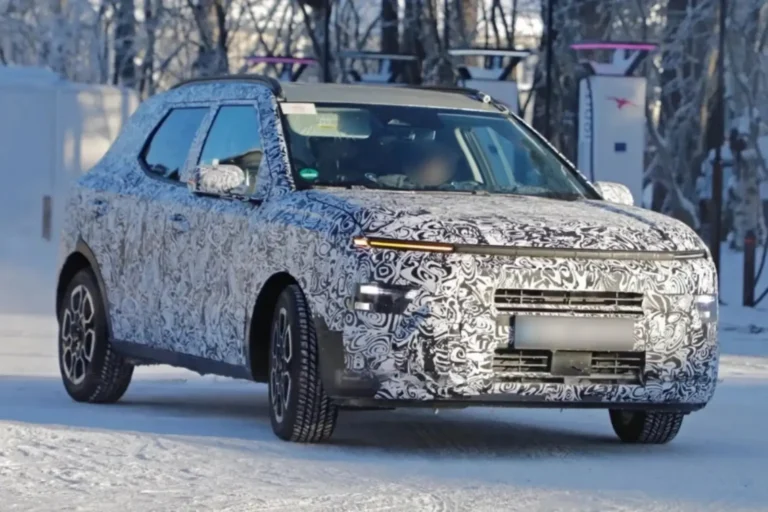 Prototype du Hyundai Bayon camouflé