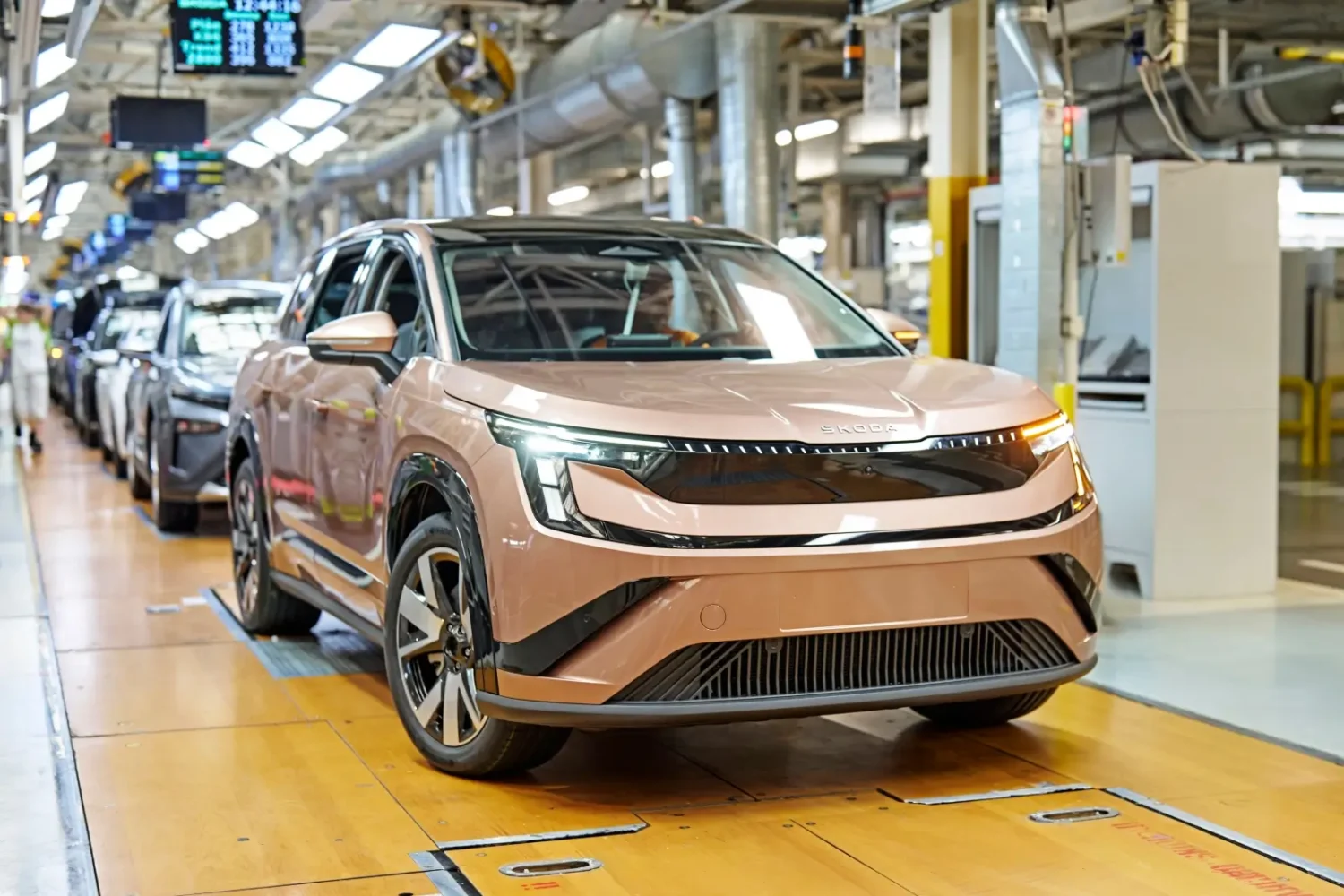 Skoda lance la production du Peaq à Mladá Boleslav, sur la même ligne que l’Enyaq, l’Elroq et l’Octavia Skoda Peaq production à Mladá Boleslav
