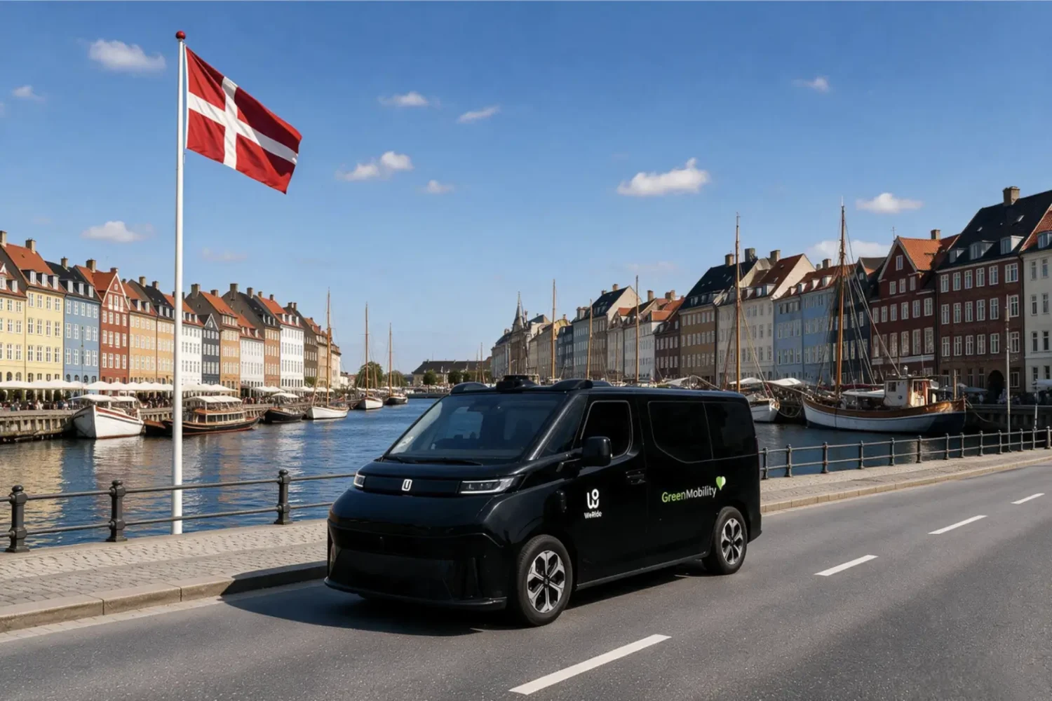 WeRide et GreenMobility à Copenhague