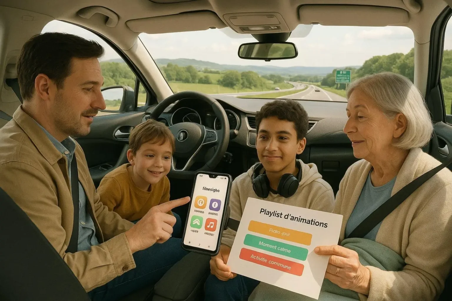 Longs trajets en voiture : les meilleures solutions pour se divertir en voyage long trajet en voiture