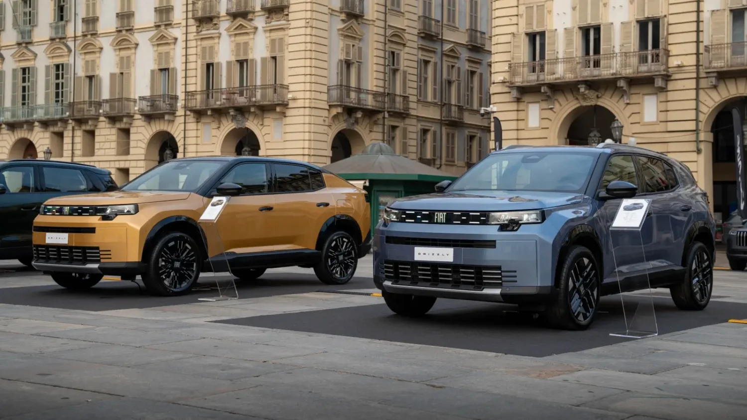 Fiat offre 500 € à qui s’engage avant décembre, alors que le prix du Grizzly n’est pas publié Fiat Grizzly et Grizzly Fastback au Salon de Turin 2026