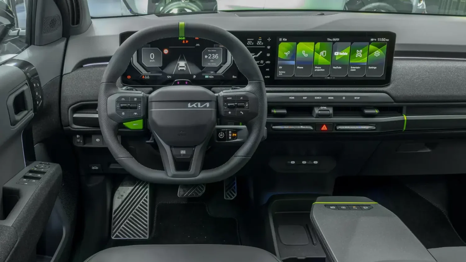 Habitacle du Kia EV3 GT