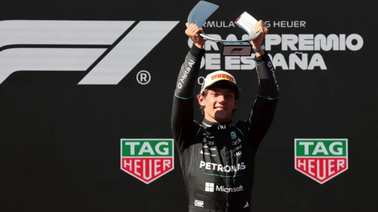 Kimi Antonelli vainqueur du GP d'Espagne 2026 au Madring