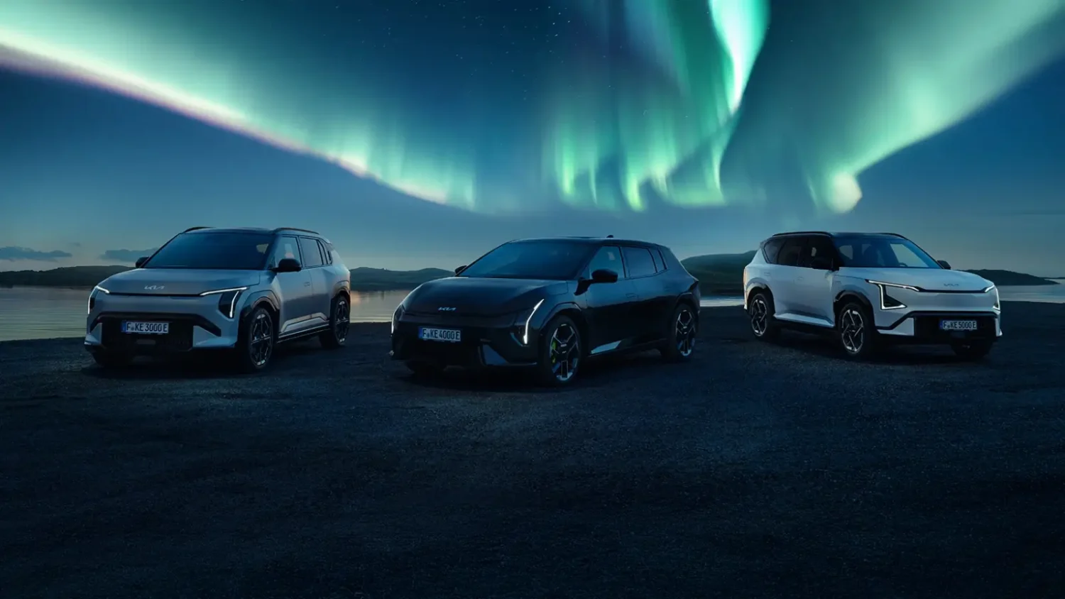 Kia étend son label GT à trois modèles de moins de 300 ch, quand l’EV6 GT en développe 650 Kia EV3 GT, EV4 GT, EV5 GT, EV6 GT et EV9 GT réunies