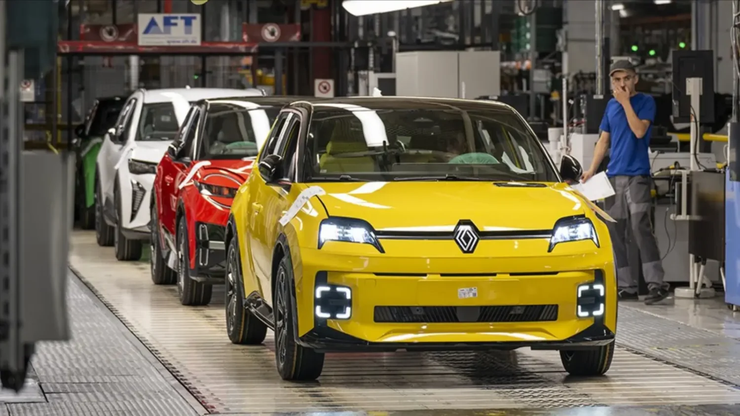 Renault 5 E-Tech électrique en production à Douai