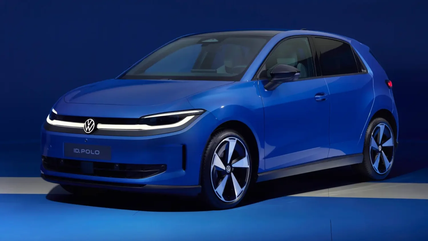 Volkswagen ID. Polo électrique vue de trois quarts avant