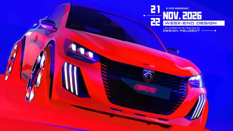 Affiche du Week-end Design Peugeot au musée de Sochaux