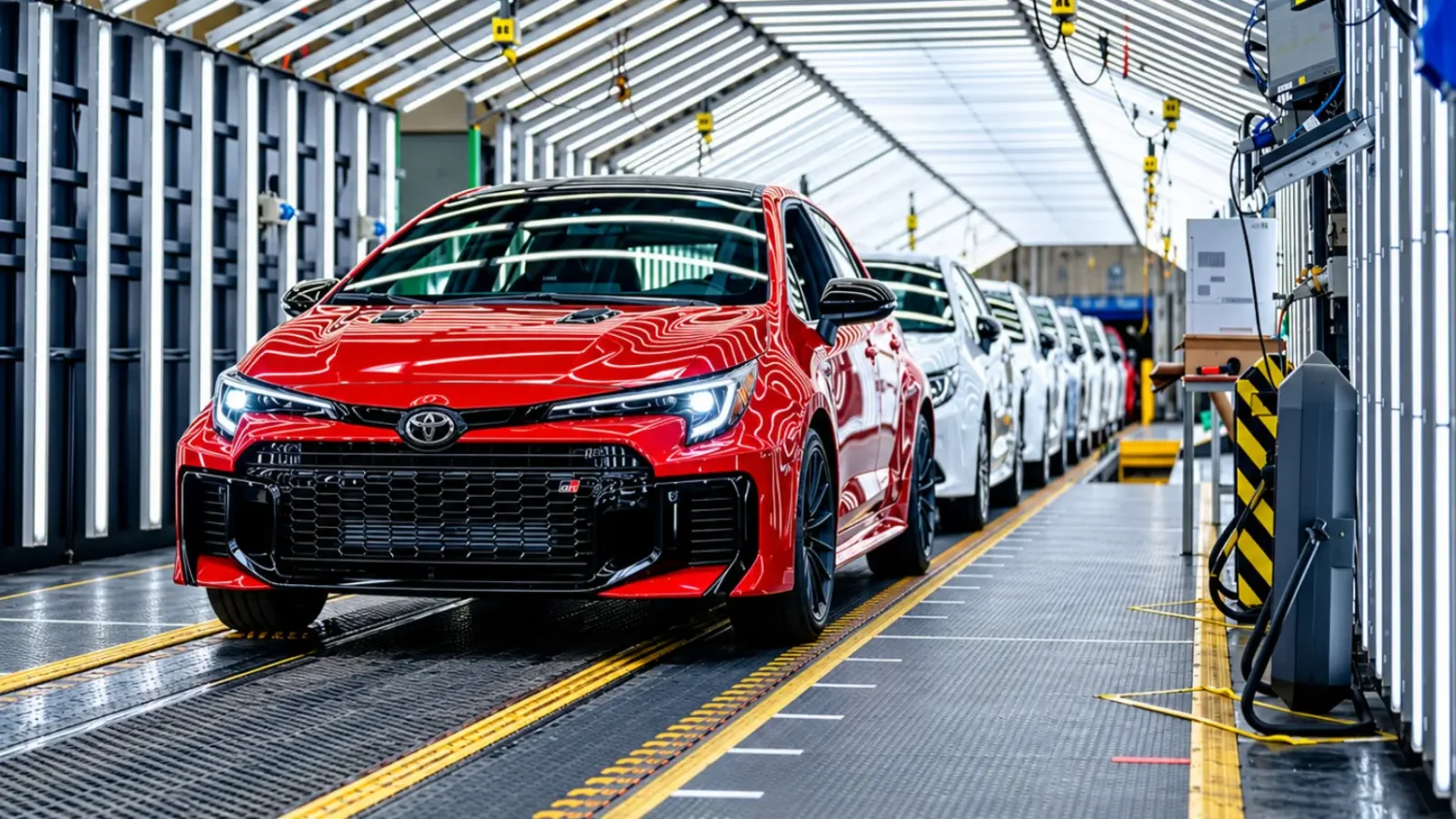 Les Corolla européennes sortent de Turquie et d’Angleterre, et la GR part aux États-Unis Toyota Corolla Touring Sports en production au Royaume-Uni